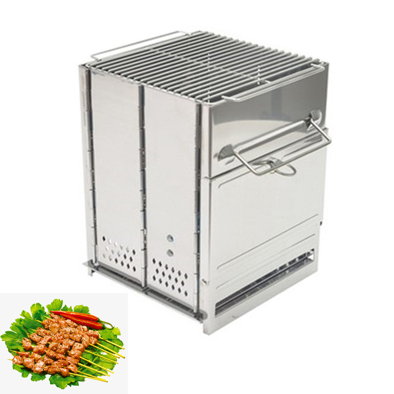 Camping Cooking Area - Wood Stove Outdoor Camping Equipment Deconstructable