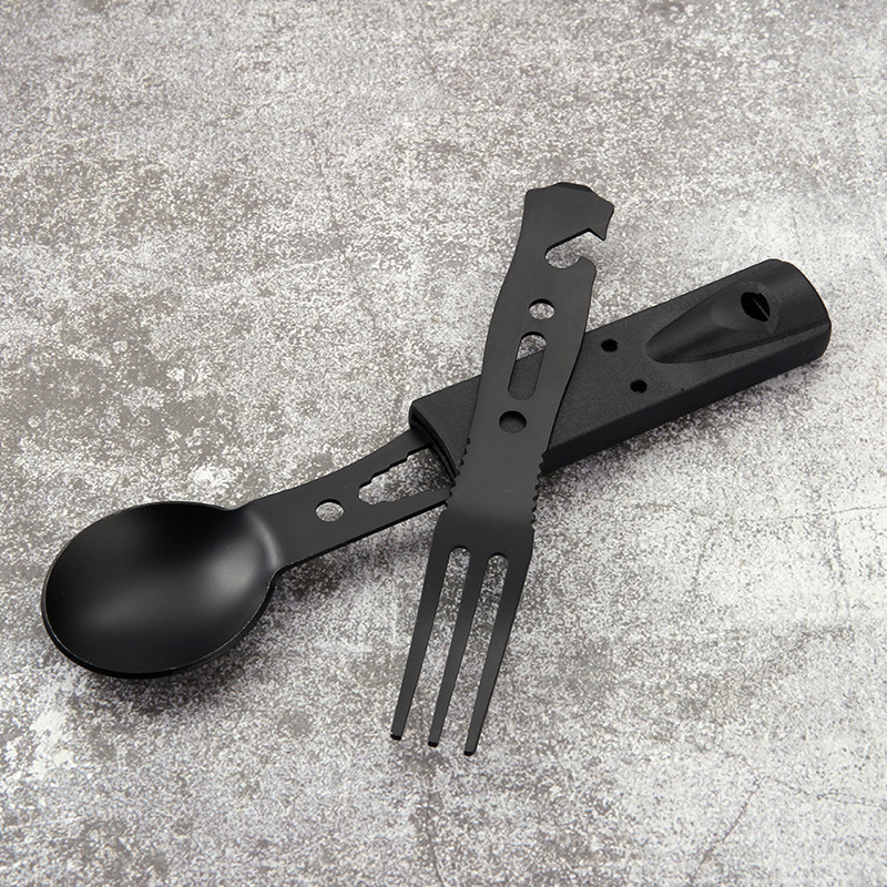Stainless Steel Camping Cutler - огляд і ціна Camping Cooking Set Stainless Steel
