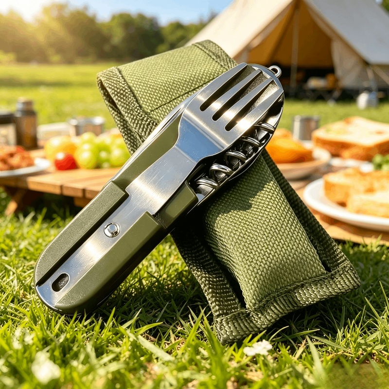 Stainless Steel 7 in 1 Camping - огляд і ціна Camping Cooking Set Stainless Steel