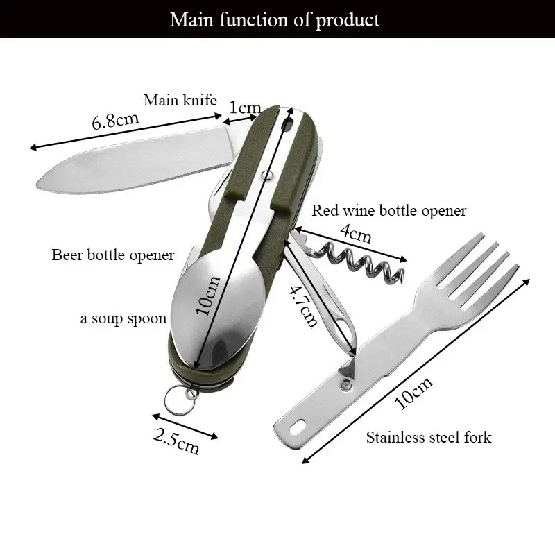 Stainless Steel 7 in 1 Camping - огляд і ціна Camping Cooking Set Stainless Steel