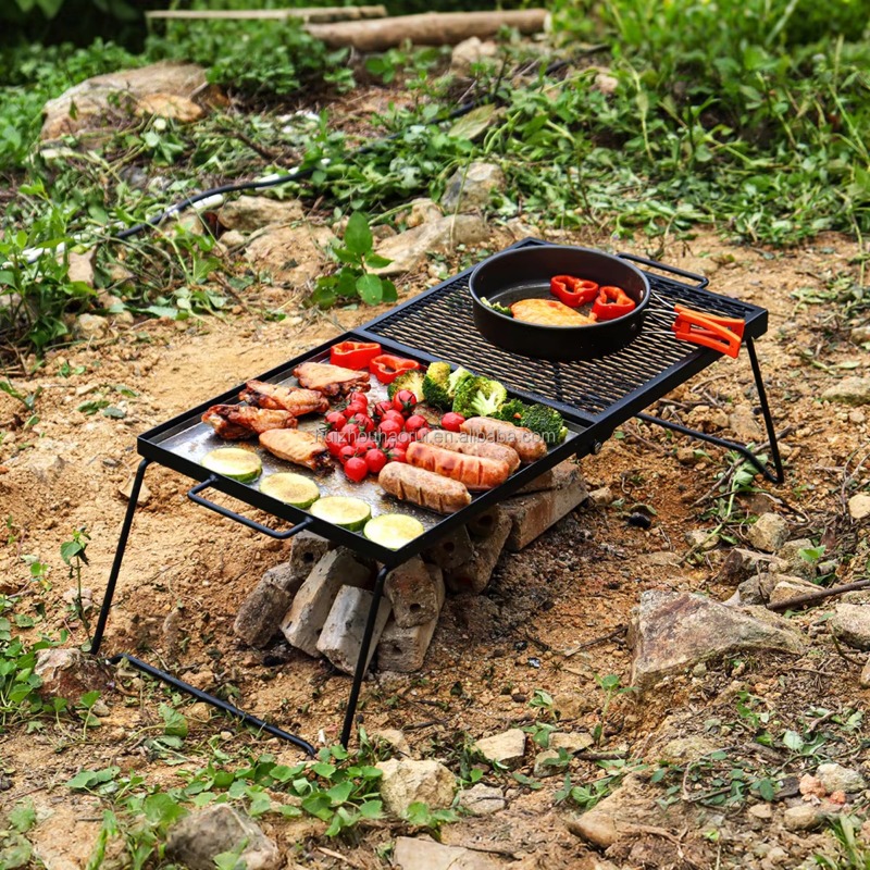 Portable Outdoor Camping Cooki - огляд і ціна Camping Cooking Over Fire