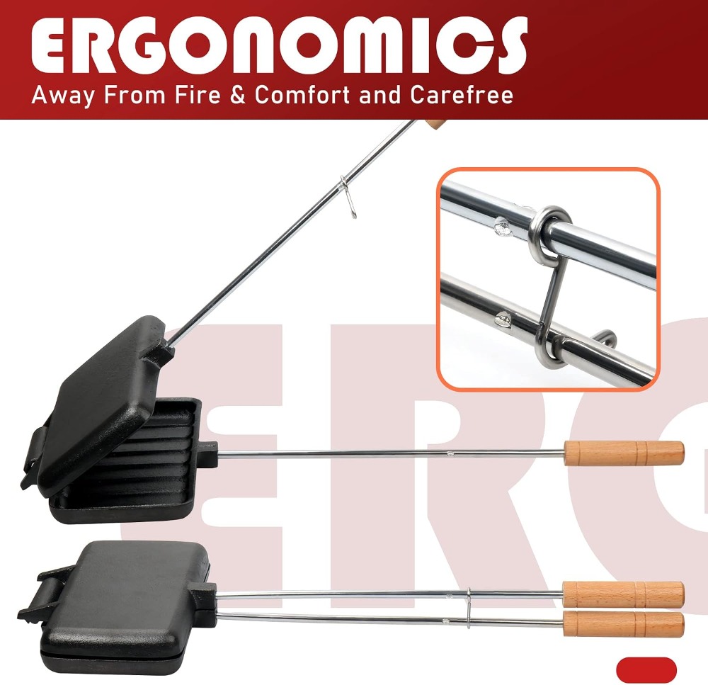 Double Pie Irons for Camping C - огляд і ціна Cooking Outdoor Camping