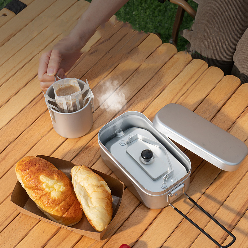 Ultralight Portable Picnic Cam - огляд і ціна Camping Cooking Set Stainless Steel
