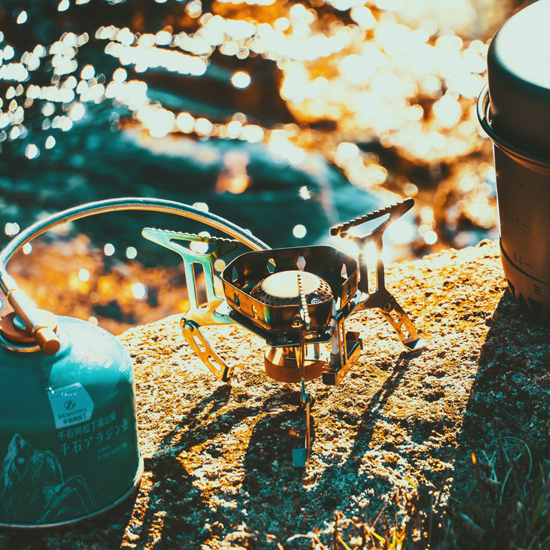 Split-type portable windproof  - огляд і ціна Camping Cooking Gas Canister