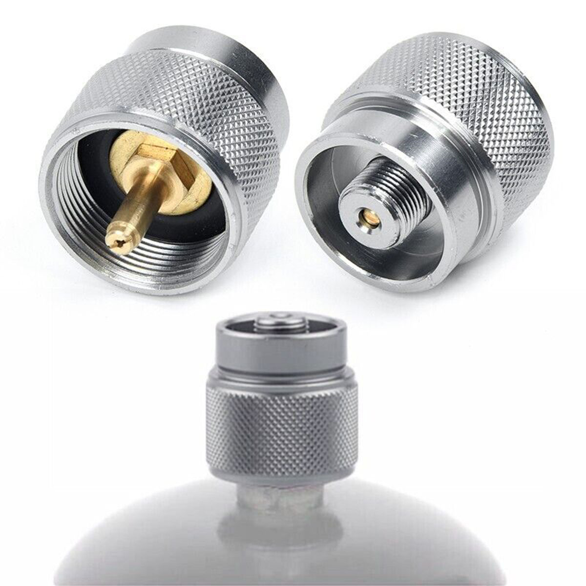 1/2Pc Gas Stove Refill Adapter - огляд і ціна Camping Cooking Gas Canister