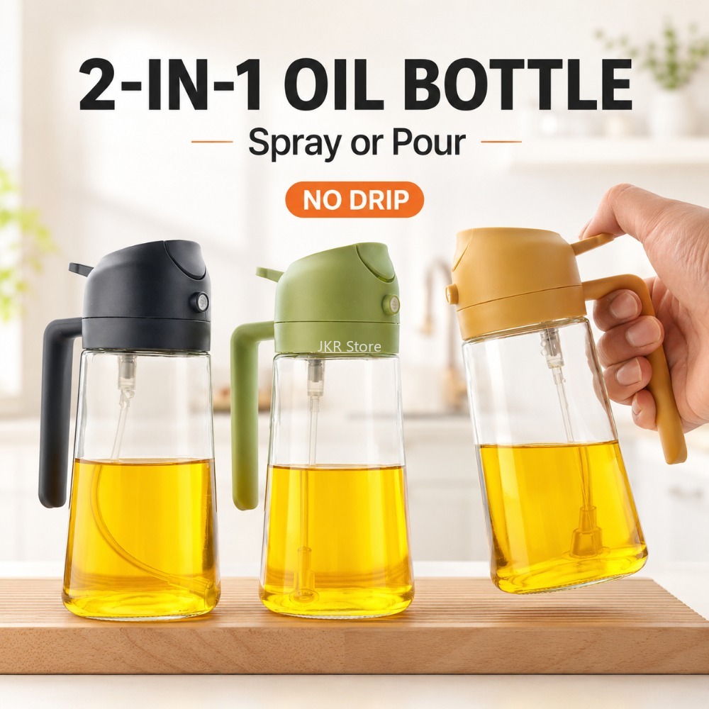 2 in 1 Olive Oil Sprayer Dispe - огляд і ціна Camping Cooking Area