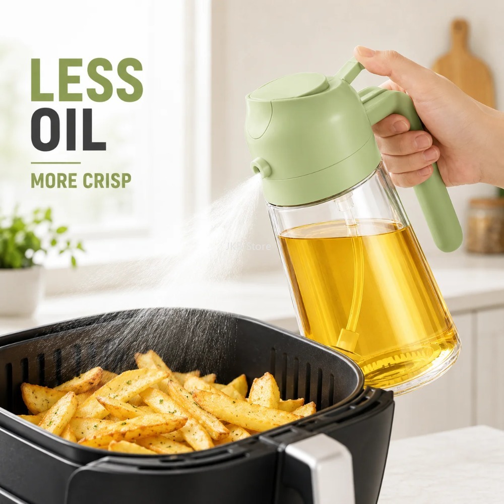2 in 1 Olive Oil Sprayer Dispe - огляд і ціна Camping Cooking Area