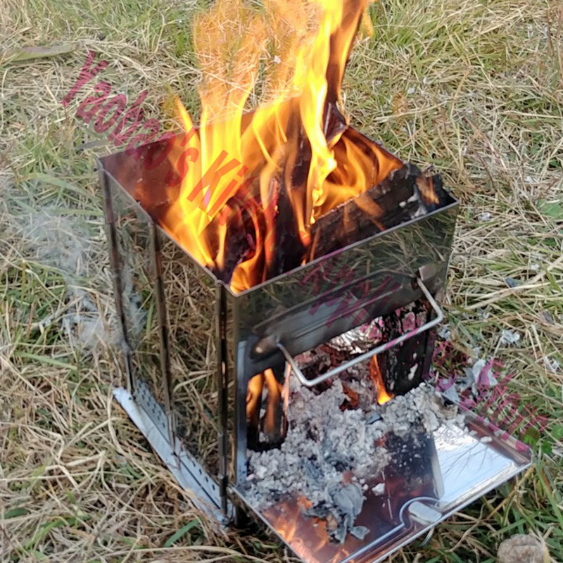 Wood Stove Outdoor Camping Equ - огляд і ціна Camping Cooking Area