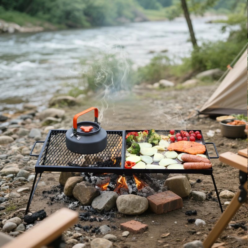 Por   Outdoor Camping Cooking  - огляд і ціна Camping Cooking Over Fire