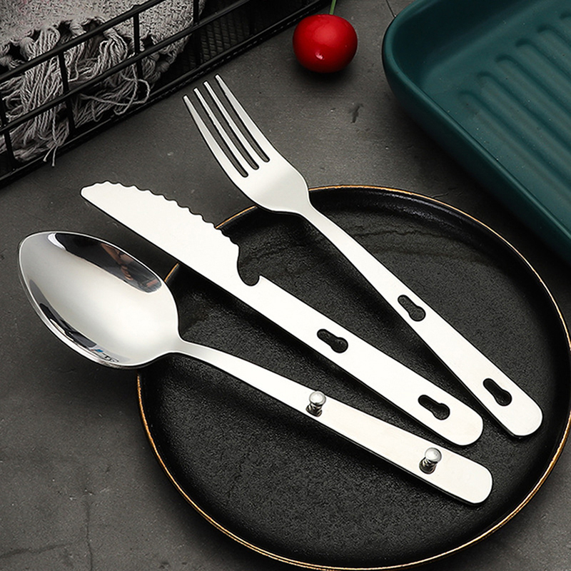 3pcs/set Portable Stainless St - огляд і ціна Camping Cooking Bundle