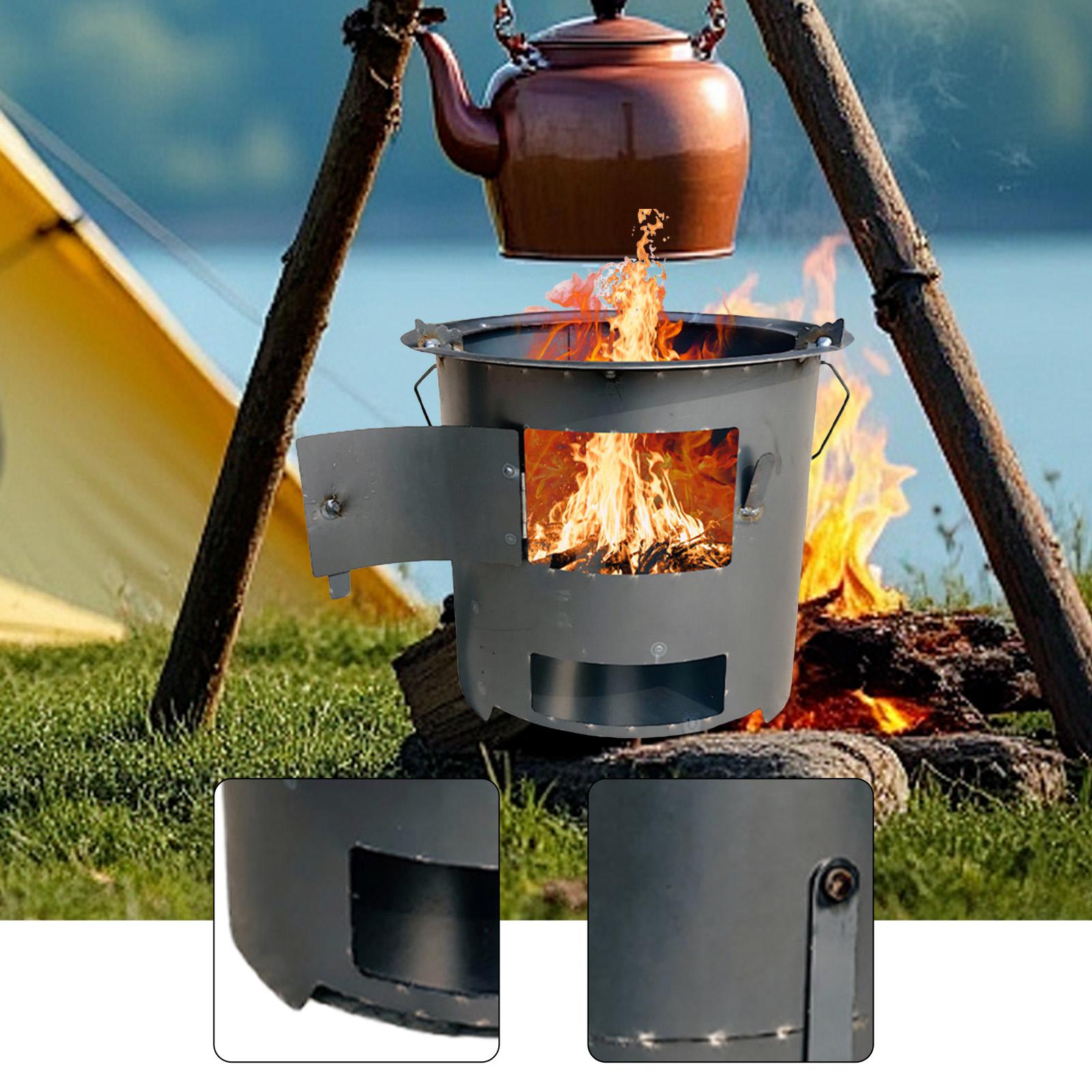 Wood Furnace Indoor Multipurpo - огляд і ціна Camping Cooking Over Fire
